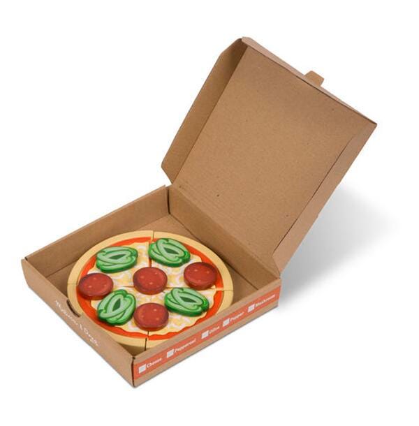 Amazon.com: Melissa & Doug Top & Bake Wooden Pizza Counter